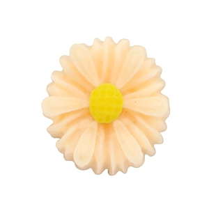 Kraal daisy bloem 13mm light peach